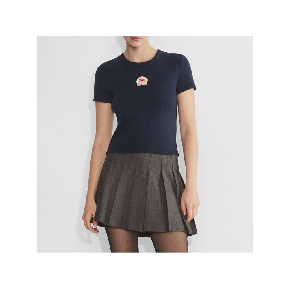 Aritzia Little Sunday Best Rib Short Sleeve